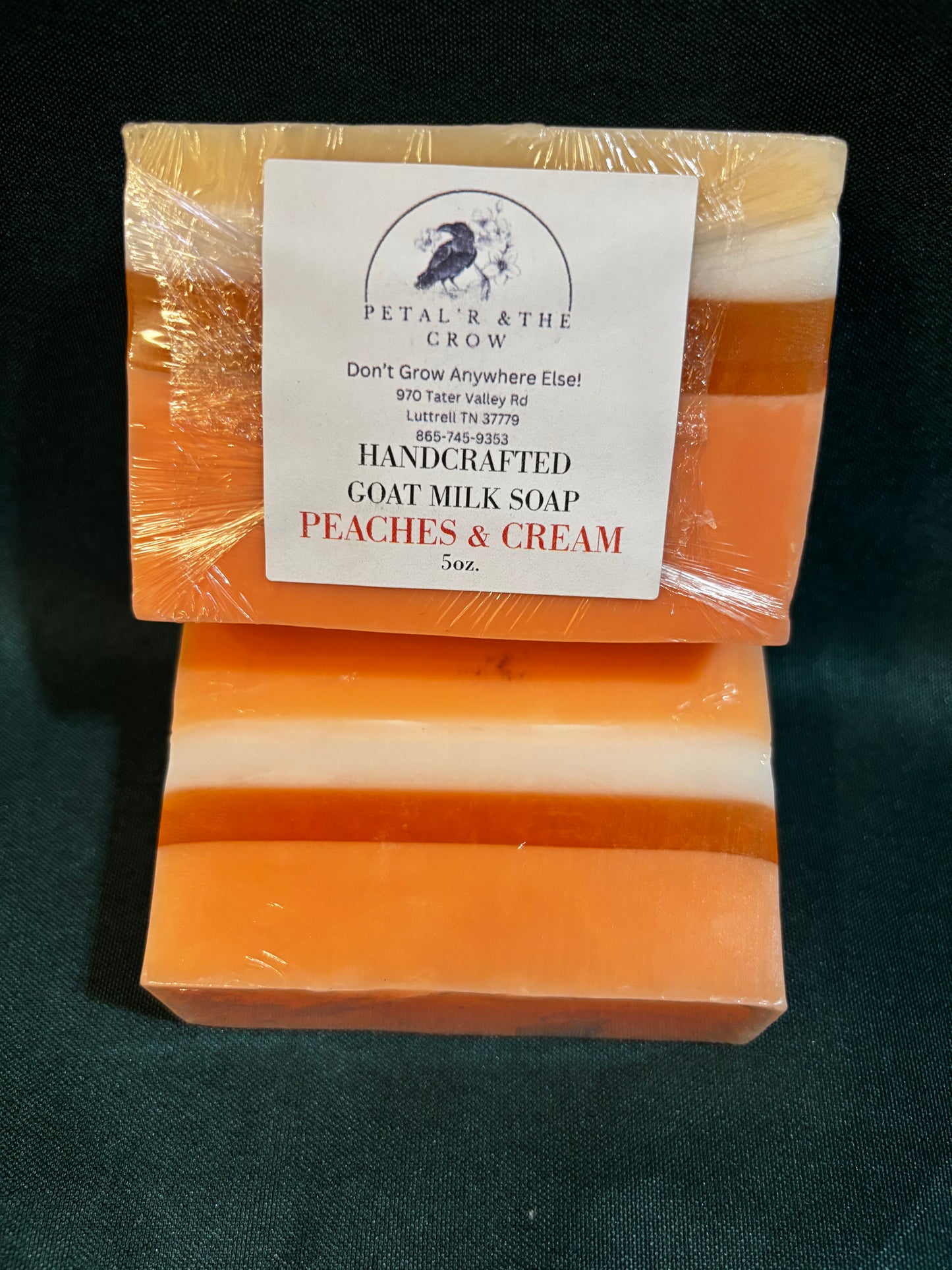 Goat milk soap - Peaches and Cream